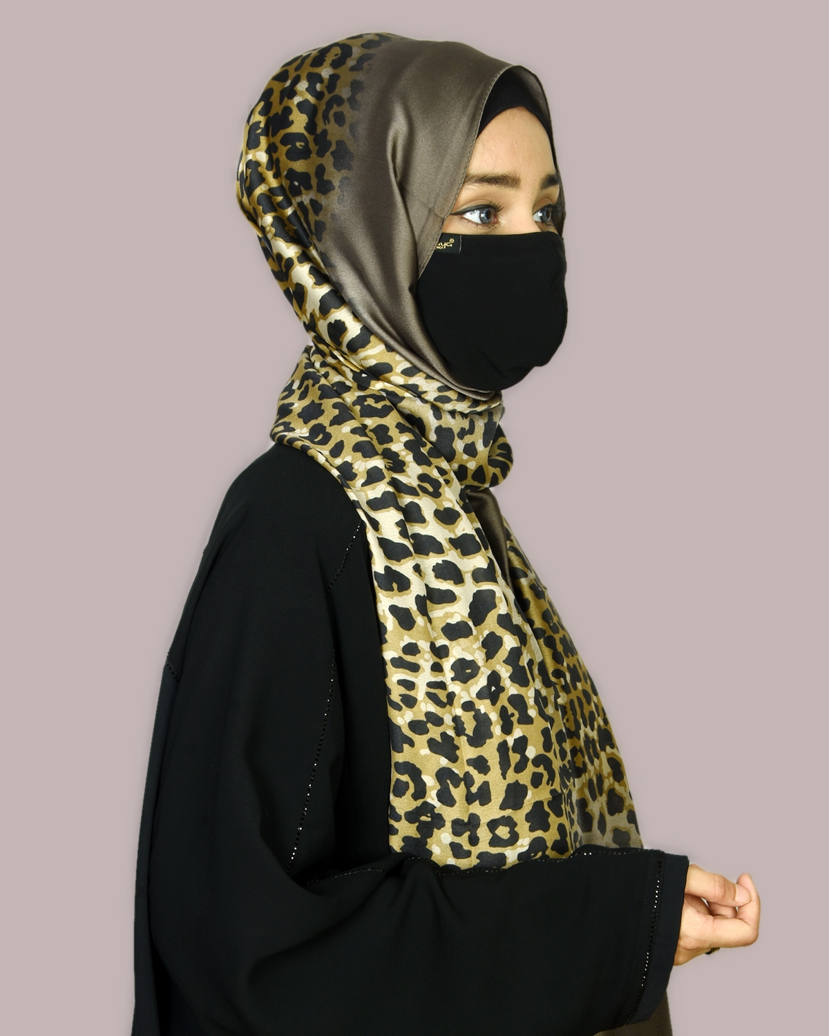 Leopard print abaya best sale