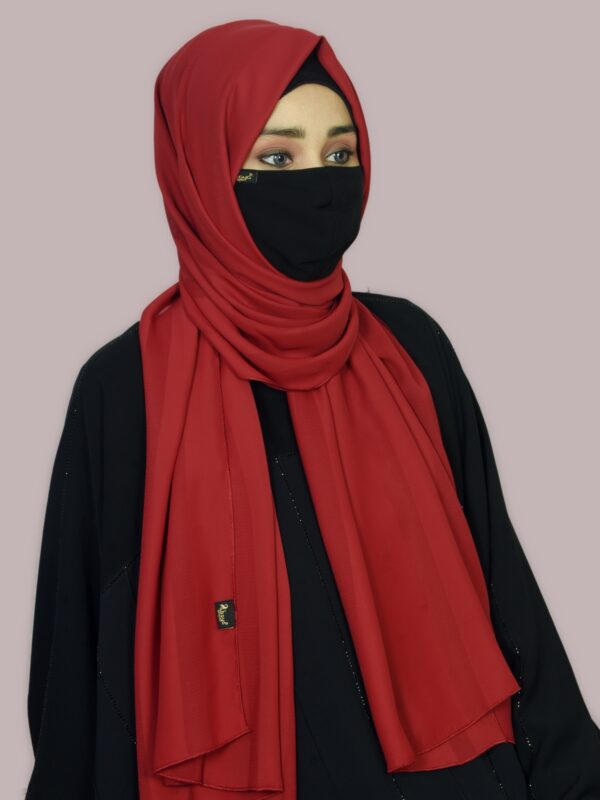 P-382- Satin Brasso High Quality Long Stole